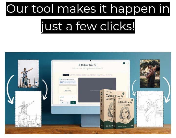 AI Line Art Generator- few clicks tool